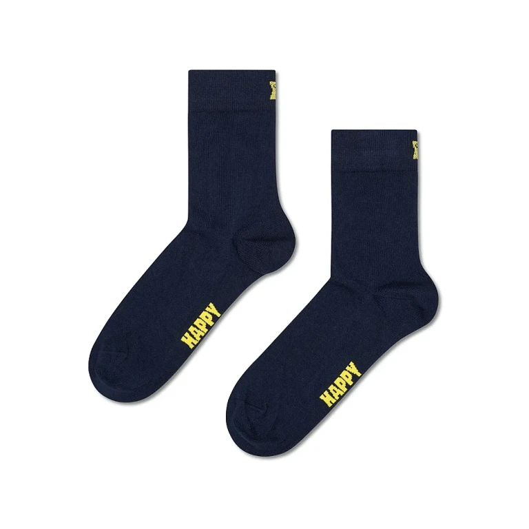Happy Socks Solid 1/2 Crew Socks