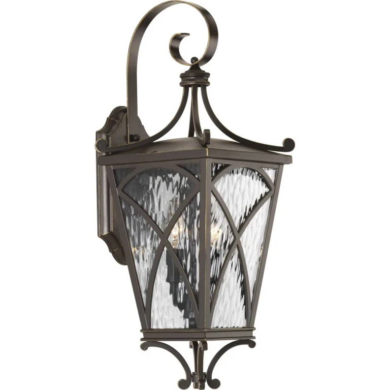 Oil Rubbed Bronze Two Light Wall Lantern from the Cadence Collection