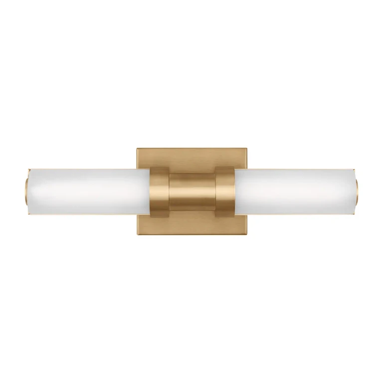 Kiel 1-Light LED Bathroom Vanity Light in Satin Brass