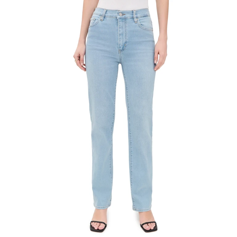 FRAME Le Sleek Straight Long Jeans Hush 30