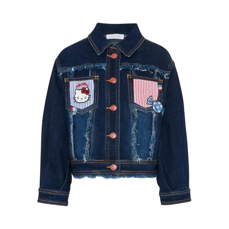 Monnalisa Veste Casual - Bleu