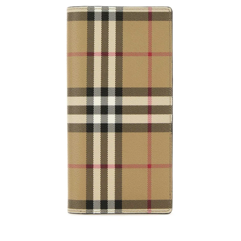 Burberry Printed Canvas Wallet Archivebeige Portafogli - Men