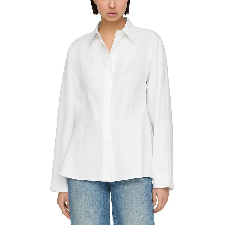 Lafayette 148 New York Pintuck Back Shirt