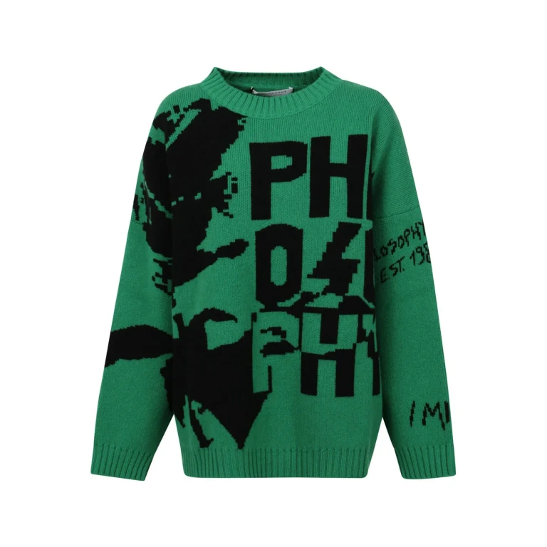 Philosophy di Lorenzo Serafini Pull Col Rond - Multicolore