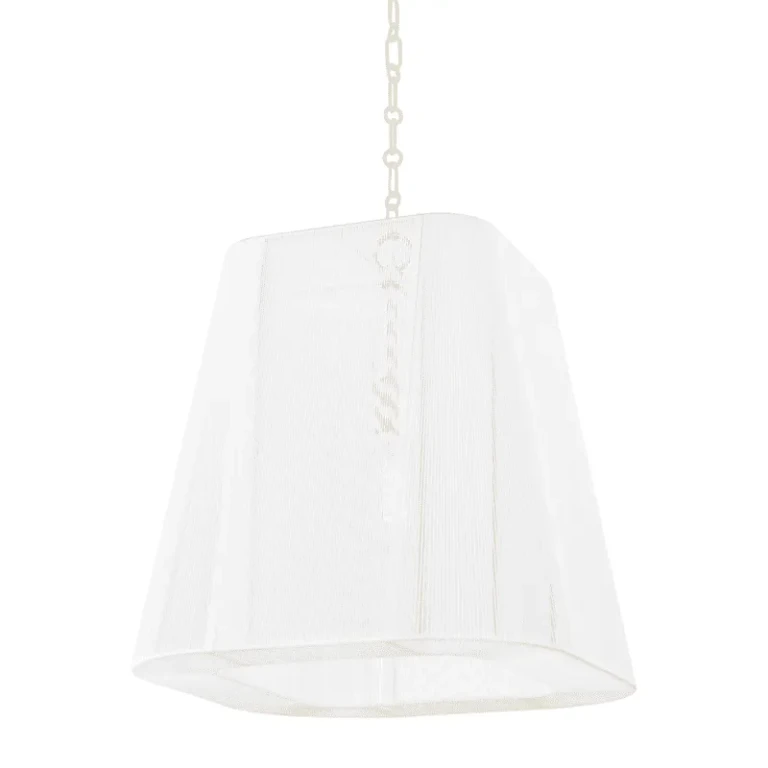 Aged Brass One Light Large Pendant from the Verona Beach Collection