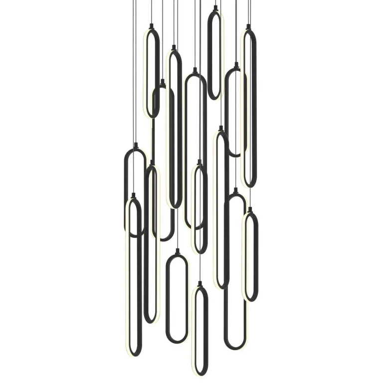 Black LED Pendant from the Sienna Collection