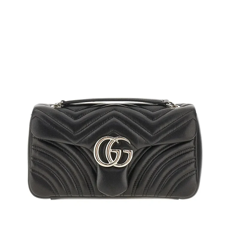 Sac Gucci GG Marmont moyen en cuir nappa