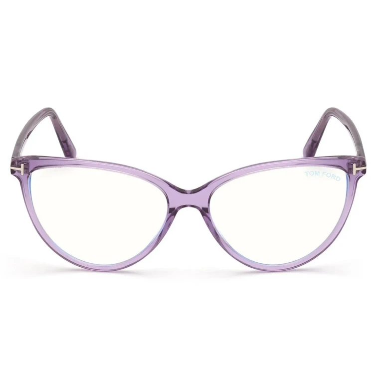 Tom Ford Blue Light Block Cat Eye Ladies Eyeglasses FT5743-B 078 57