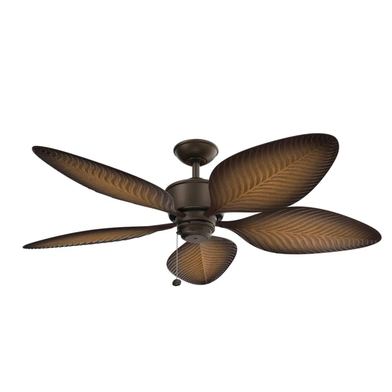 Satin Natural Bronze 56"Ceiling Fan from the Nani Collection