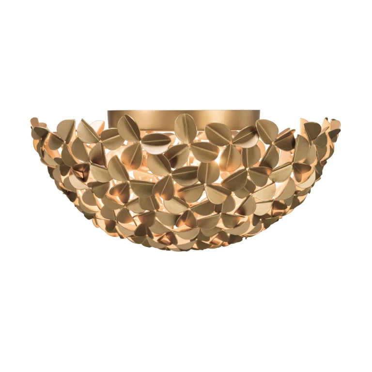 Soft Gold Flush Mount from the Cora Collection