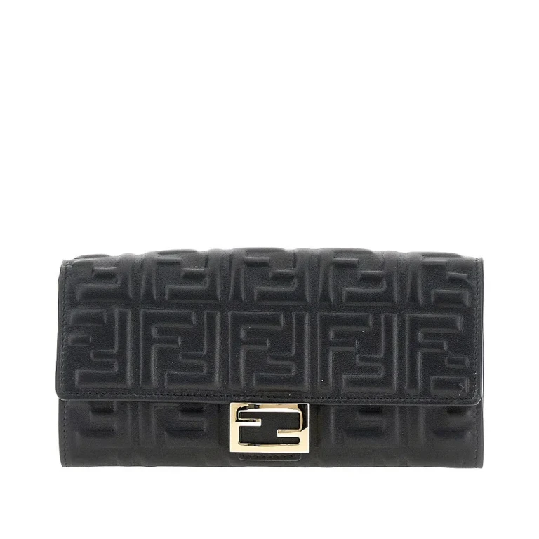 Fendi Baguette Clutch/Geldbörse aus Nappaleder