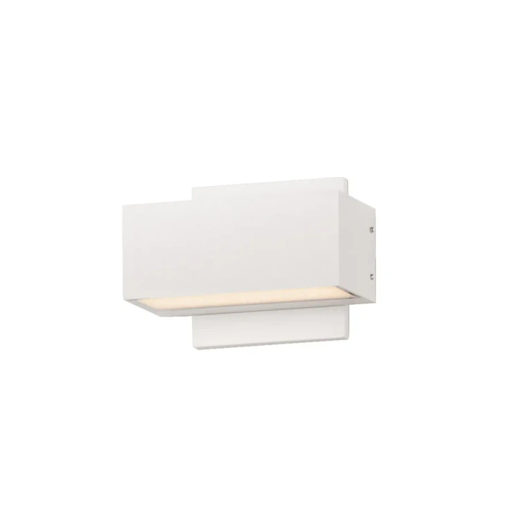 White LED Outdoor Wall Sconce from the Blok Collection