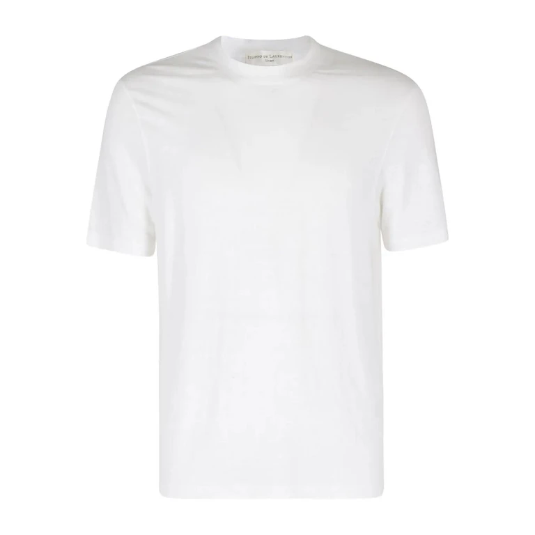 Filippo De Laurentis Tshirt Mc White Li Ea - Men