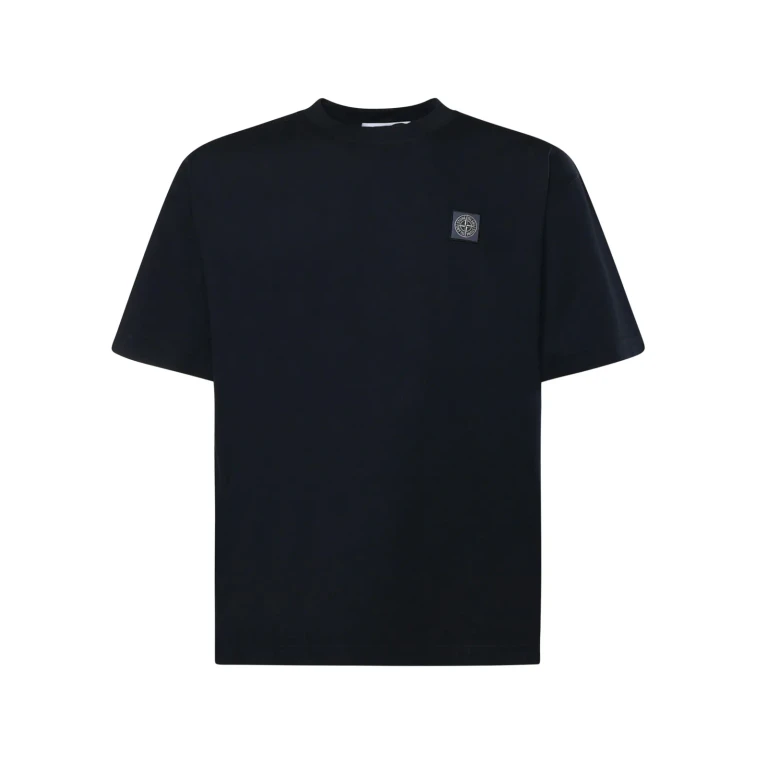 Cotton Jersey T-shirt With Compass Patch