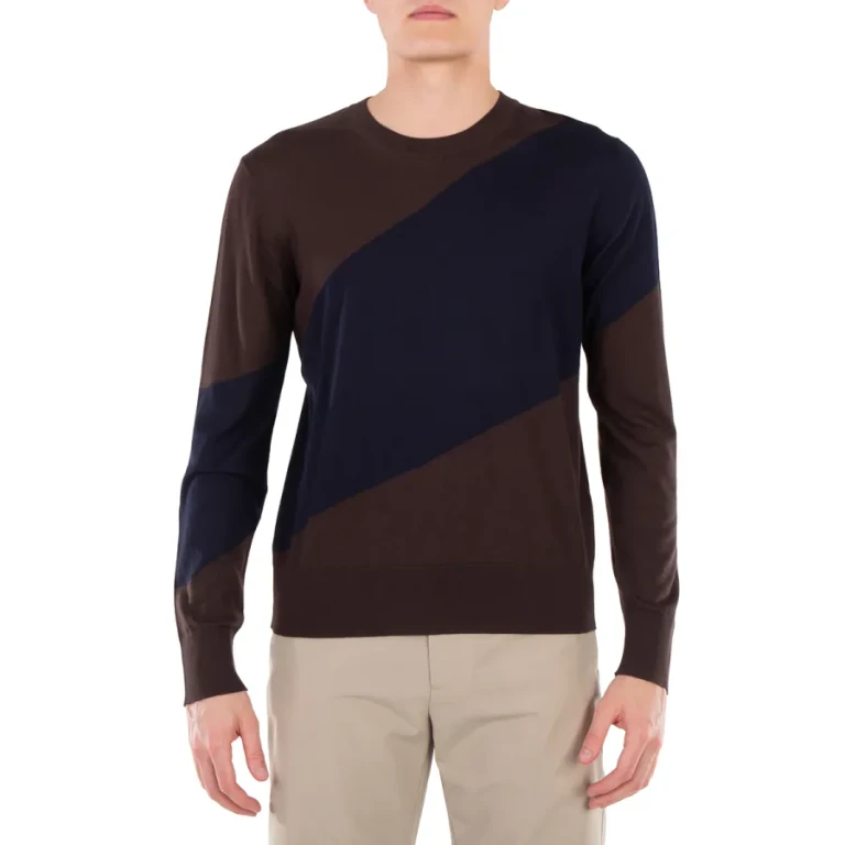Ferragamo Virgin-Wool Fine-Knit Crew Neck Jumper