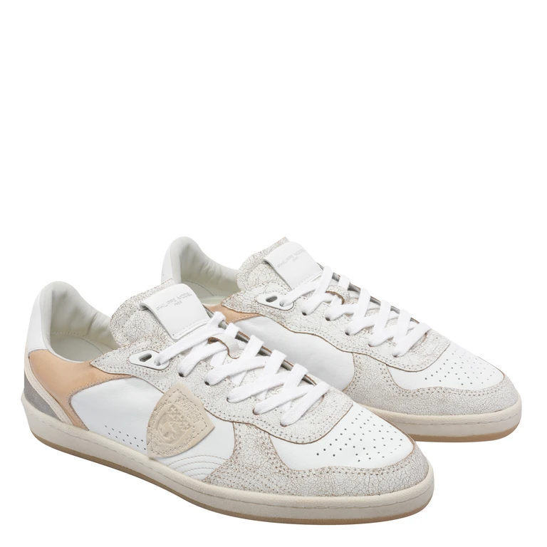 Philippe Model Leather Panel Sneakers