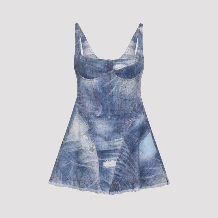 ROBERTO CAVALLI - Roberto Cavalli Cotton Mini Dress