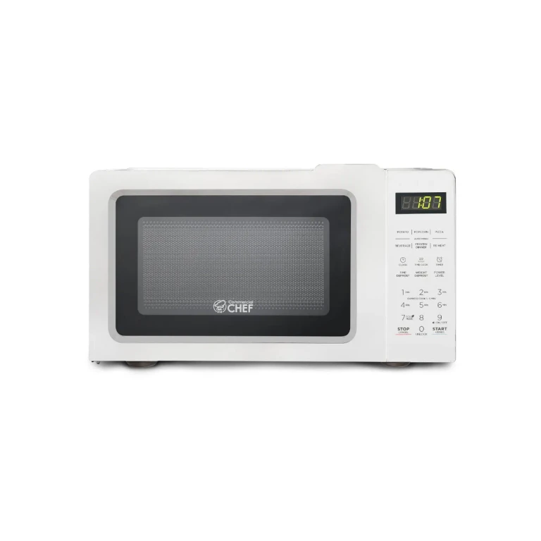 Commercial Chef 0.7 Cu Ft Countertop Microwave - White