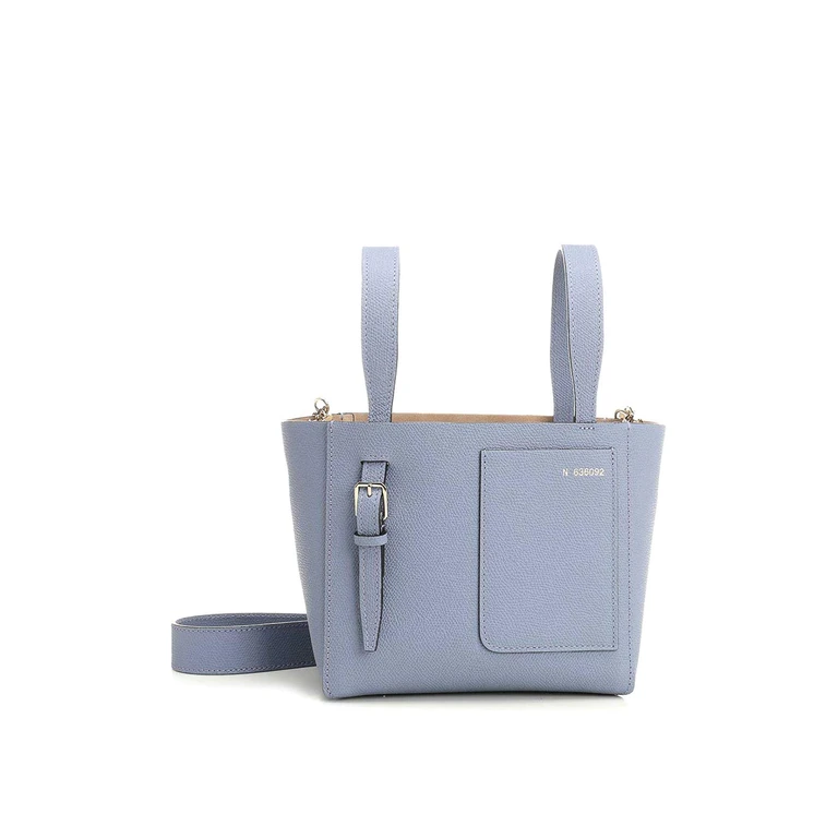 Valextra Sac Porté Épaule - Bleu Clair