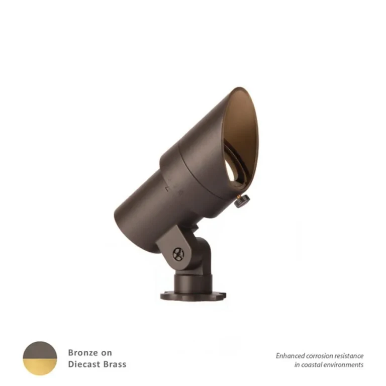WAC Lighting 1-Light LED 12V Mini Accent Light in Bronzed Brass - 5111-30BBR
