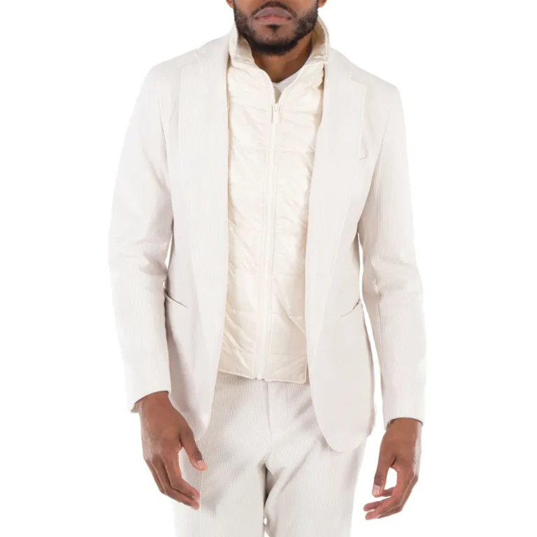 Hugo Boss Notched Lapels Corduroy Blazer