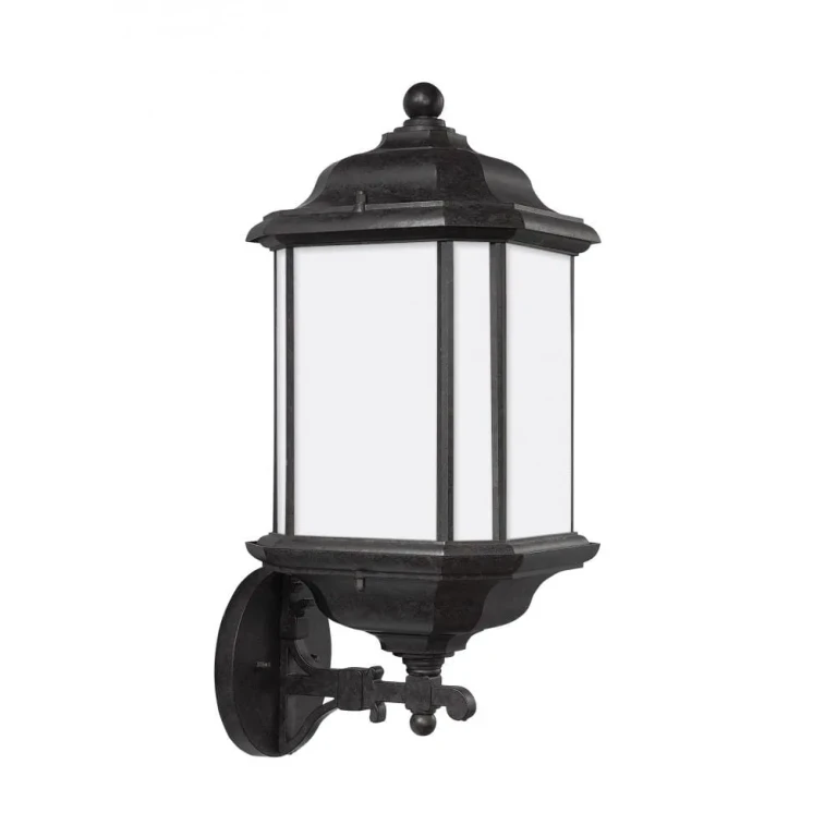 Oxford Bronze One Light Outdoor Wall Lantern from the Kent Collection