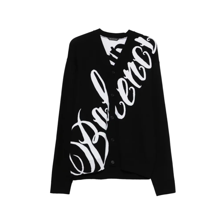 Balenciaga Buttoned V-neck Cardigan