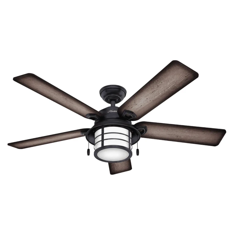 Key Biscayne 2-Light 54" Indoor/Outdoor Ceiling Fan in Weathered Zinc