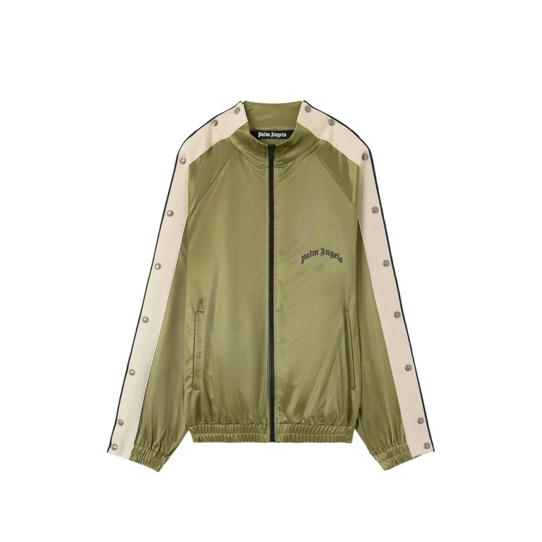 Palm Angels Snap-button Side Bands Track Jacket