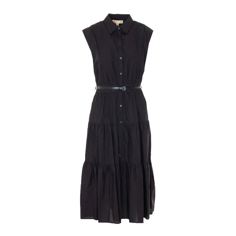 Michael Michael Kors Robe Au Genou - Noir
