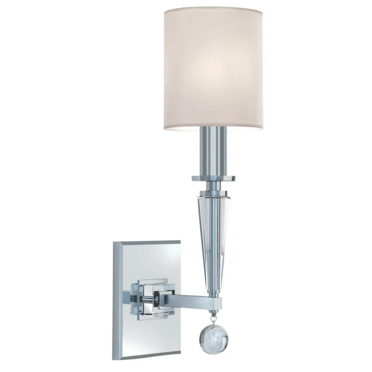 Paxton 17" Wall Sconce in Polished Nickel