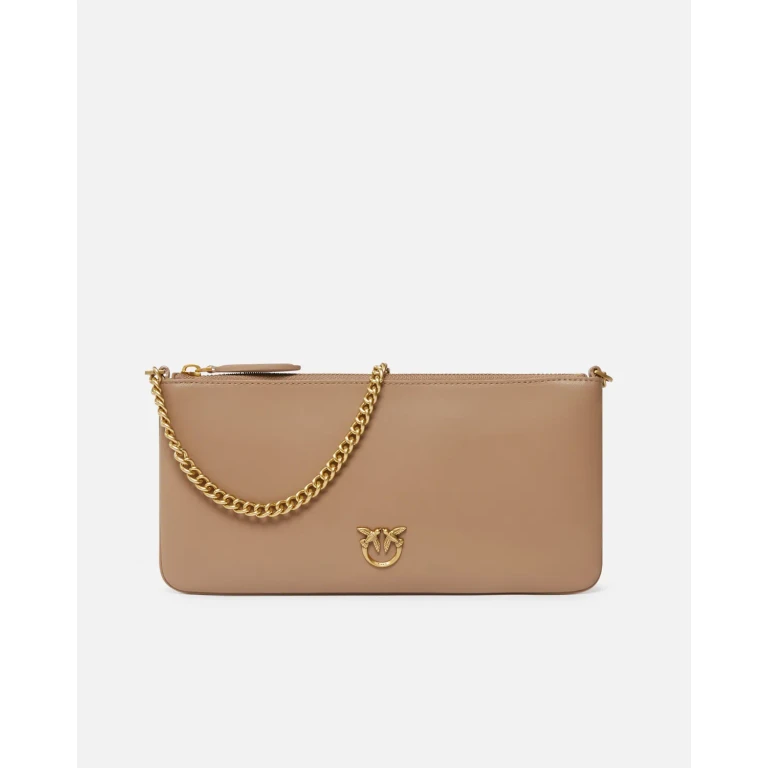 Pinko - Horizontal Flat Bag en cuir