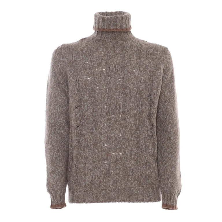Fedeli Turtle Neck L/s Knitted Sweater Man