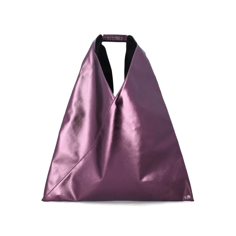 Japanese Metallic Bag Purple Polyester Coating Tote