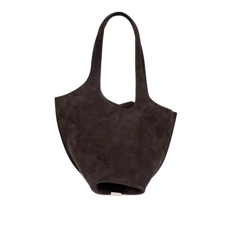 The Attico Sac Porté Épaule - Marron Foncé