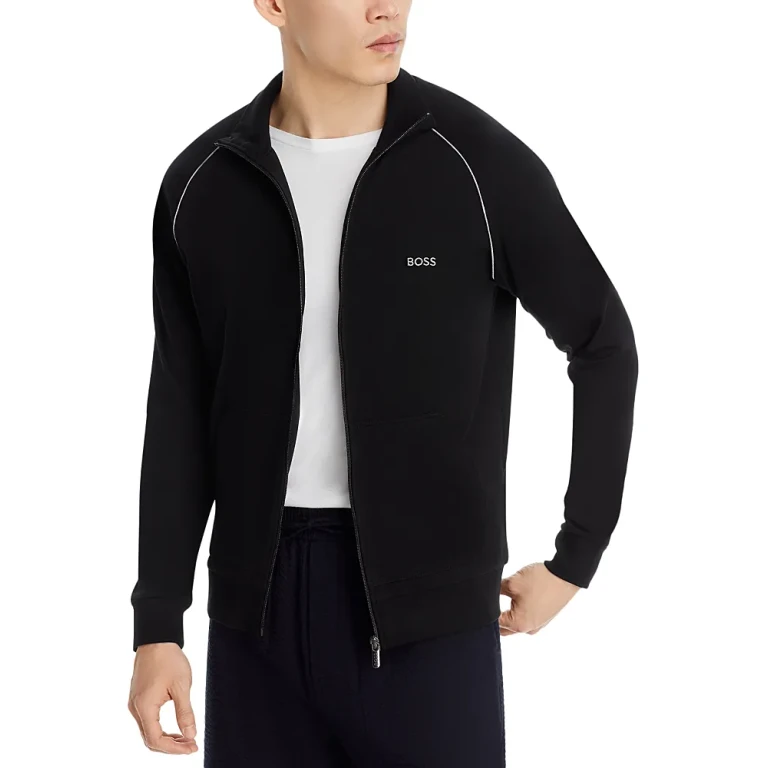 Boss Mix & Match Cotton Blend Full Zip Jacket