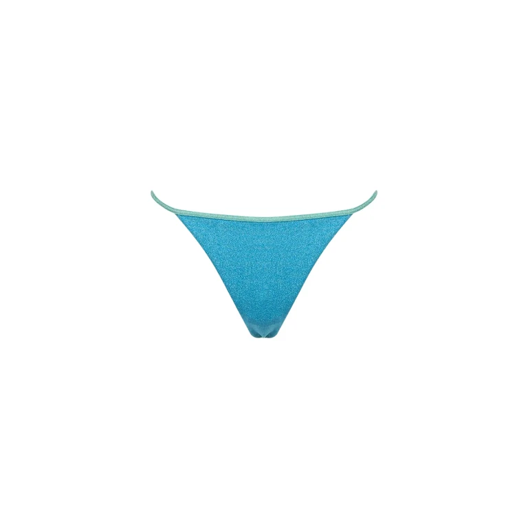 MC2 Saint Barth Turquoise Lurex Jodene Swim Briefs