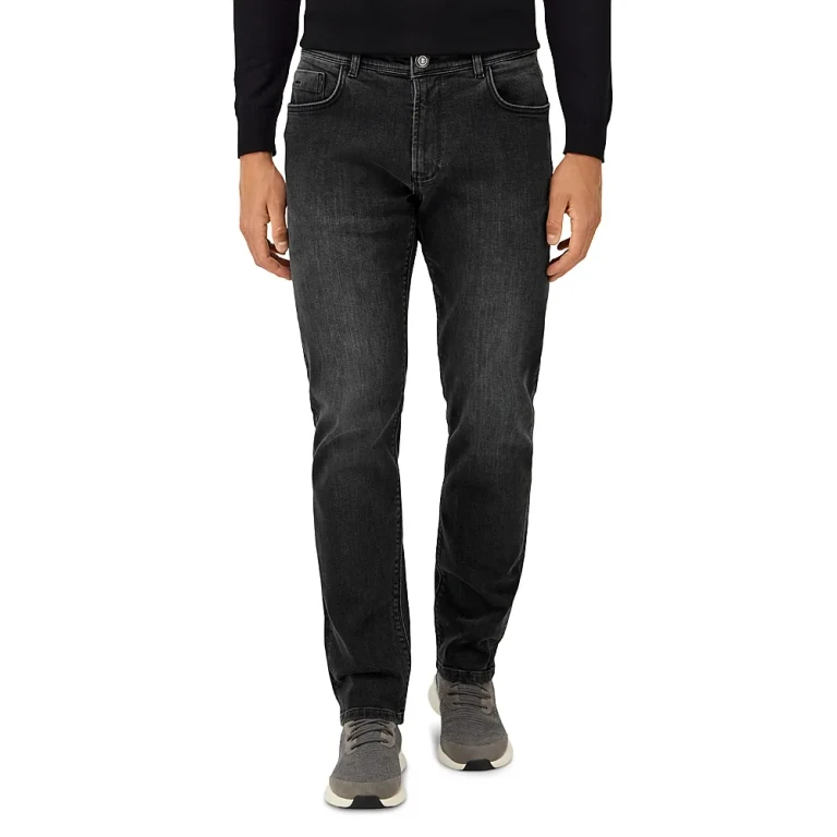 Boggi Milano Regular Fit Jeans in Charcoal