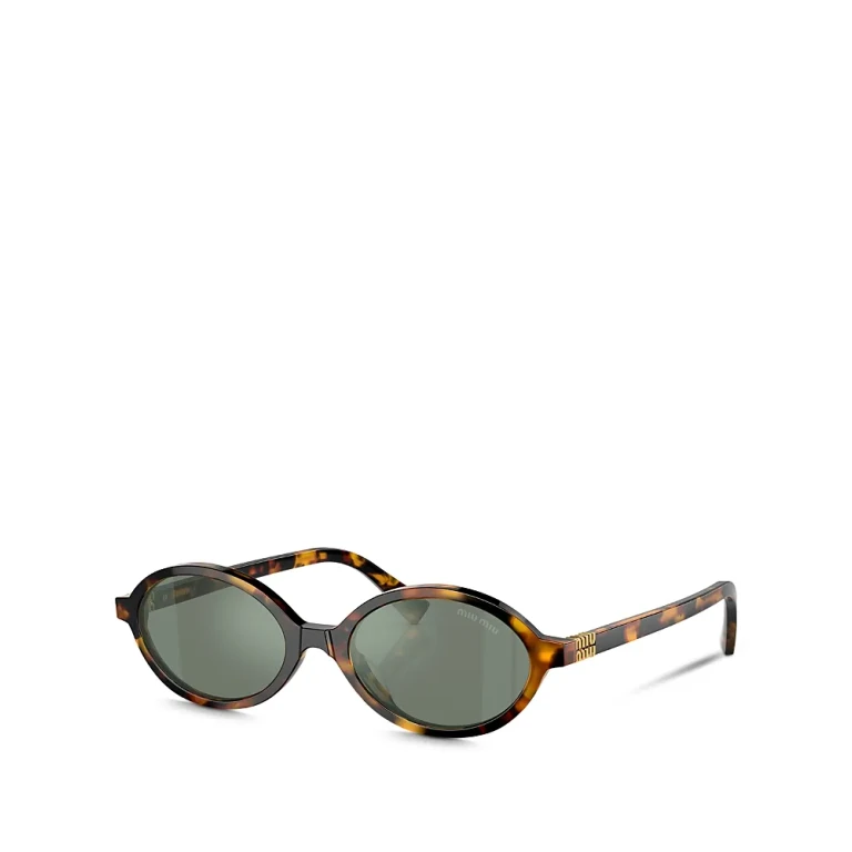 Miu Miu Oval Sunglasses, 50mm
