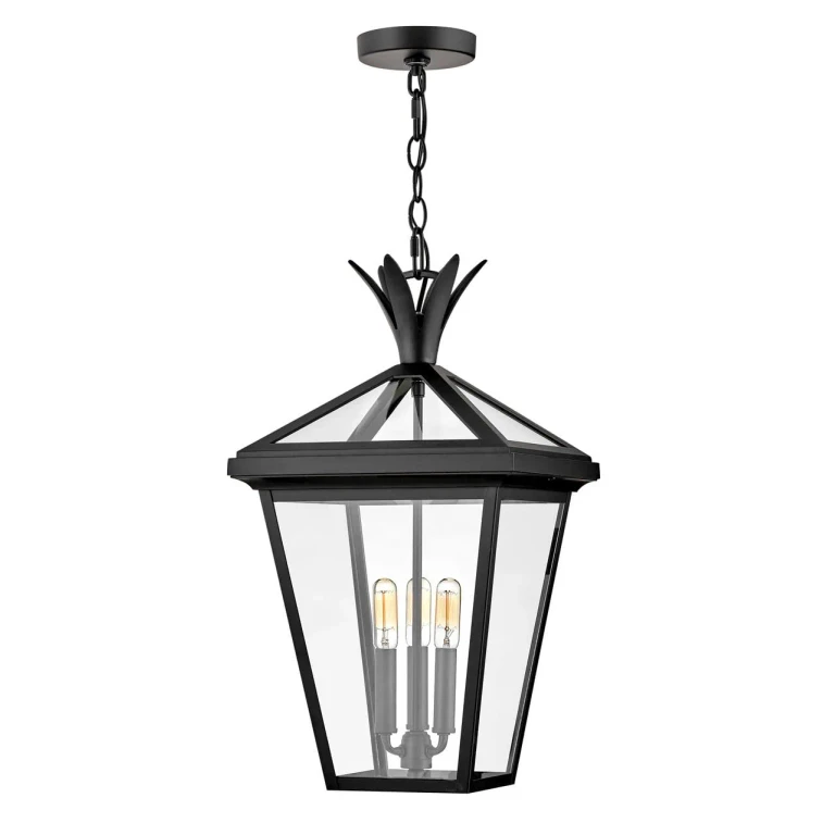 Black LED Hanging Lantern from the Palma Collection