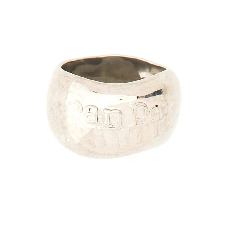 Anello Maison Margiela con logo inciso Man VII