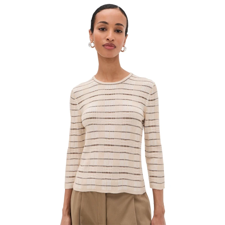 Vince Plaid Pullover Wheatstone Combo S