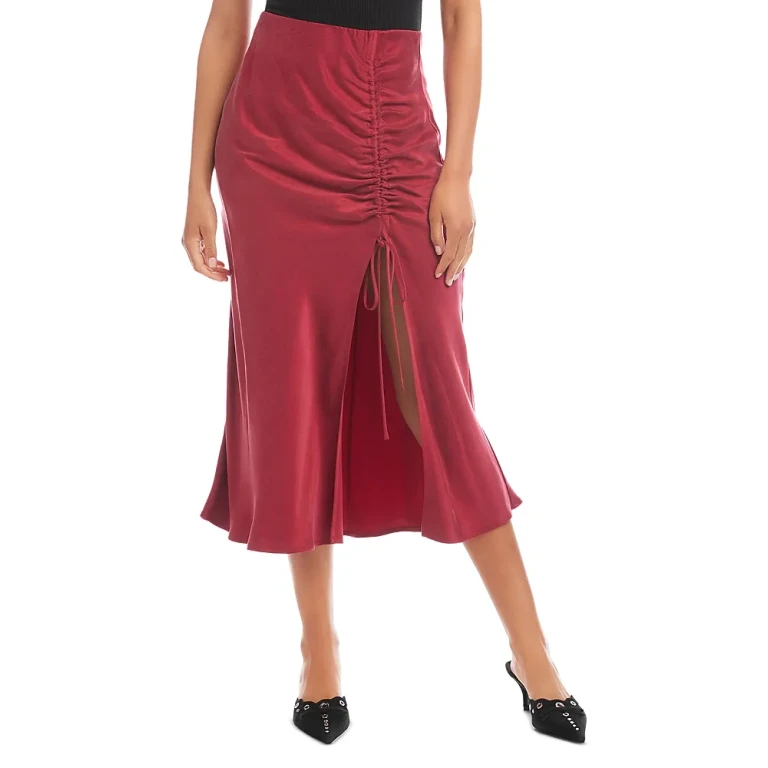 Fifteen Twenty Fiona Shirred Midi Skirt