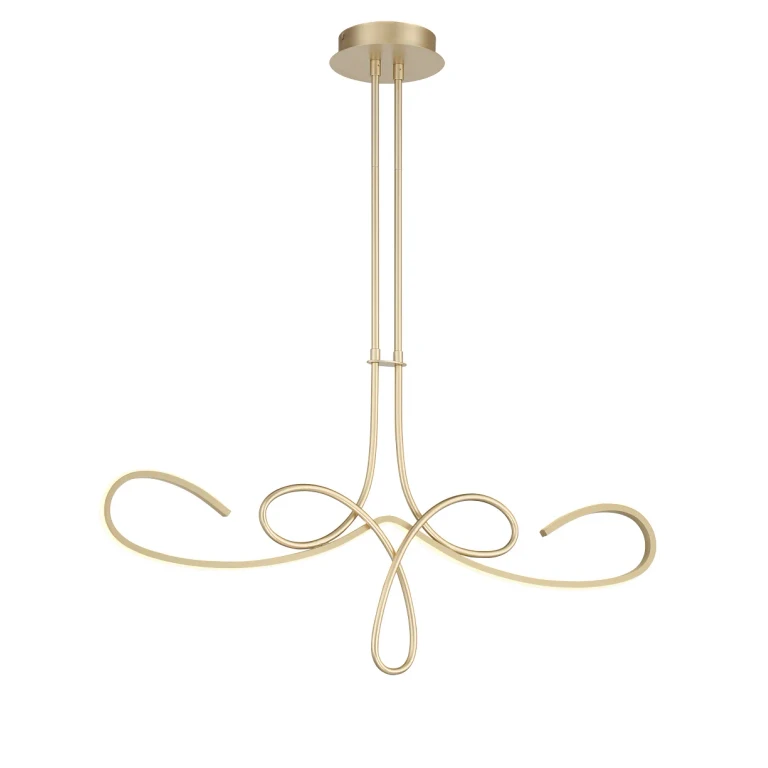 Soft Gold LED Island Pendant from the Astor Collection