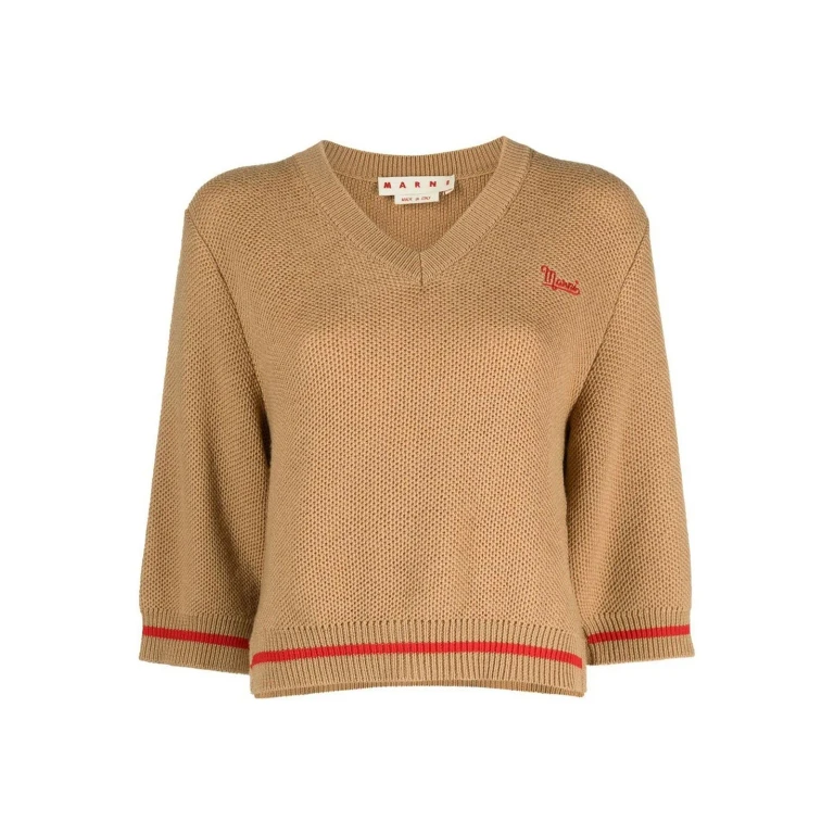 Marni Pull Col Rond - Noir