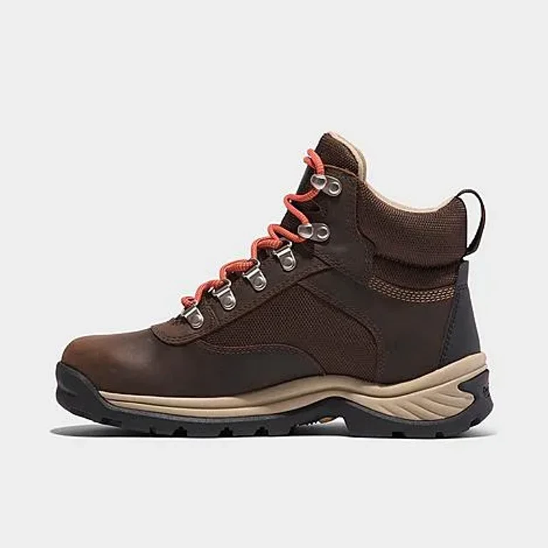Timberland Women's White Ledge Waterproof Hiking Boots in Chocolate Brown Size: 5.0