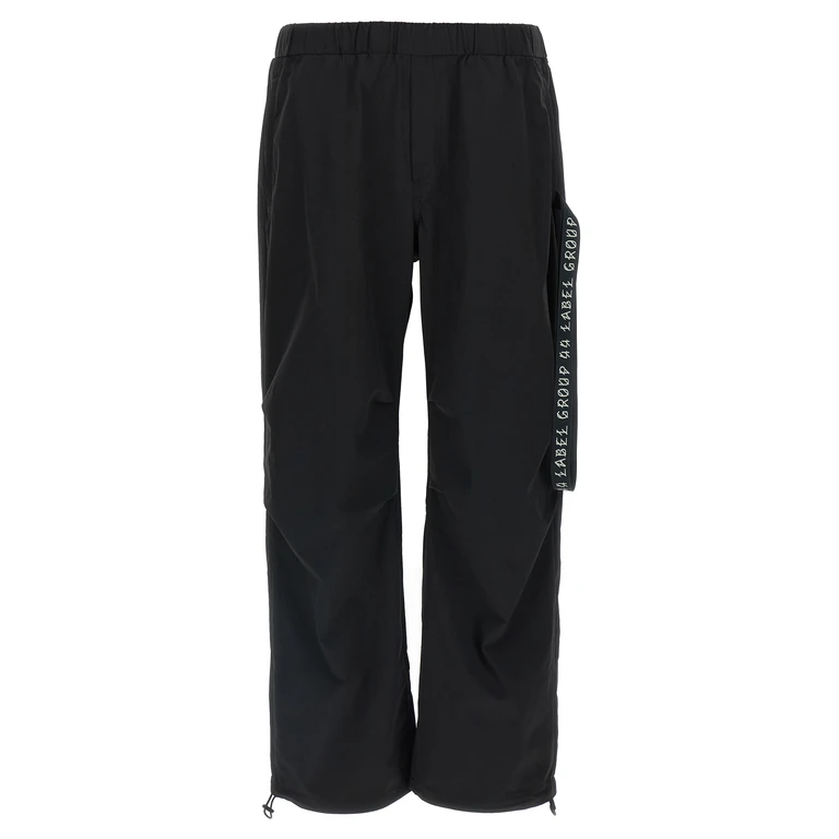 44 Label Id Drawsting pants Black Polyamide - Men