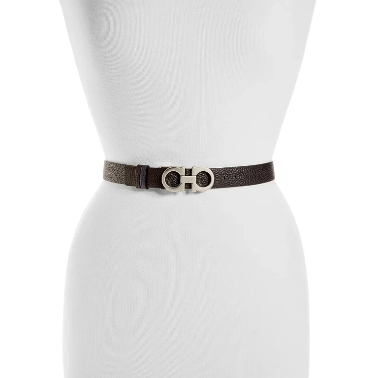 Salvatore Ferragamo Women's Reversible Leather Belt