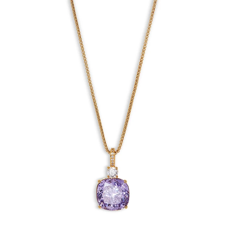 Nadri Macaron Cubic Zirconia Clear & Color Cushion Pendant Necklace, 16-18