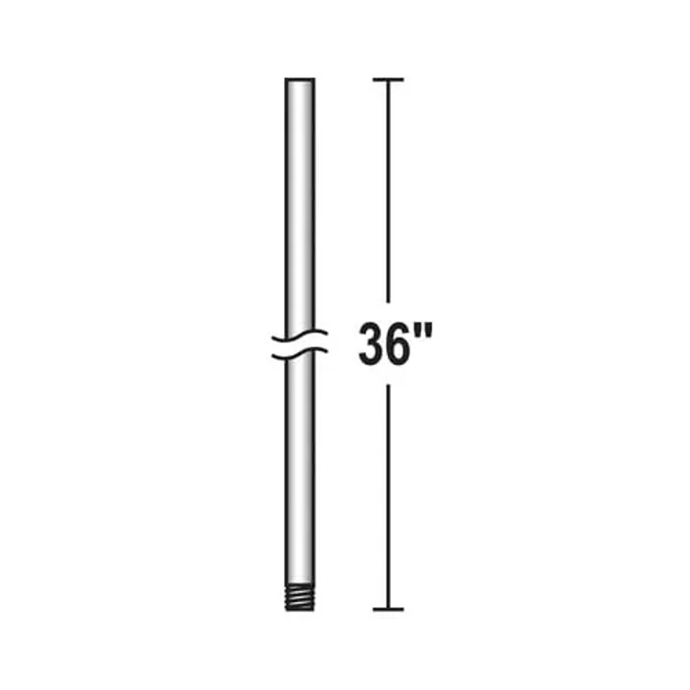 Minka-Aire 36" Ceiling Fan Downrod in Champagne Soft Brass